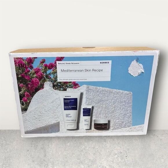 KORRES Mediterranean Skin Recipe Travel Skincare Set Hydrating & Brightening - Picture 1 of 7